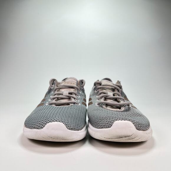 Adidas Cloudfoam QT Flex Gray Running Shoes Sneakers DA9835 Women’s Size 7.5 - Picture 2 of 10